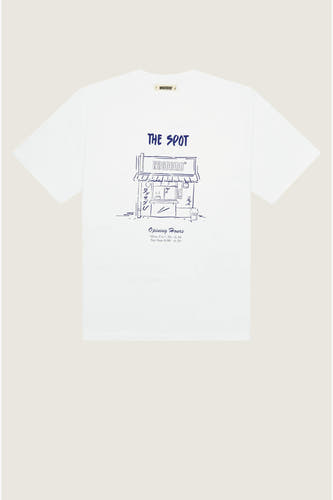 T-shirt (korte mouwen) Wit - WOODBIRD
