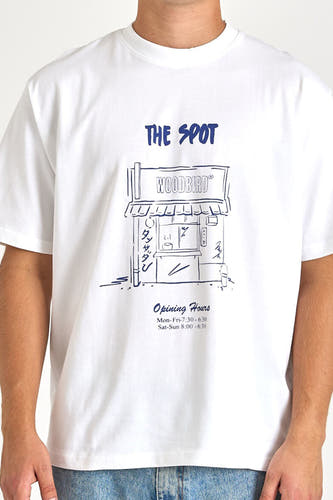 T-shirt (korte mouwen) Wit - WOODBIRD