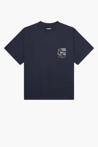 T-shirt (korte mouwen) Blauw - WOODBIRD