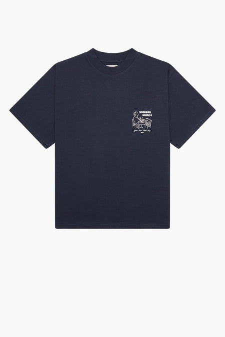 T-shirt (korte mouwen) Blauw - WOODBIRD