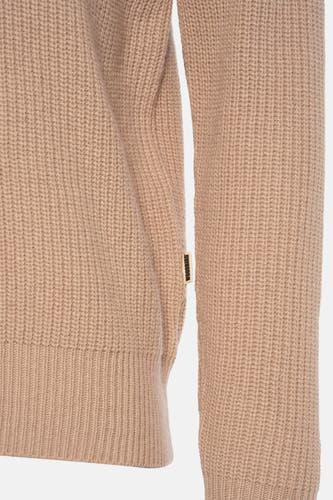 Trui met ronde hals Beige - WOODBIRD