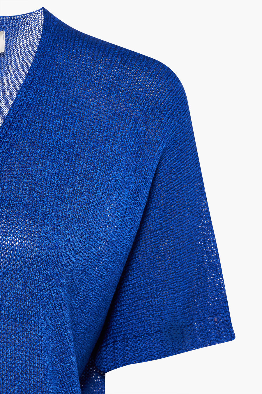 Trui met V-hals Blauw - Terra di Siena