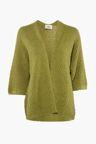 Cardigan Groen - Terra di Siena
