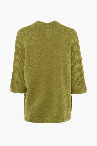 Cardigan Groen - Terra di Siena