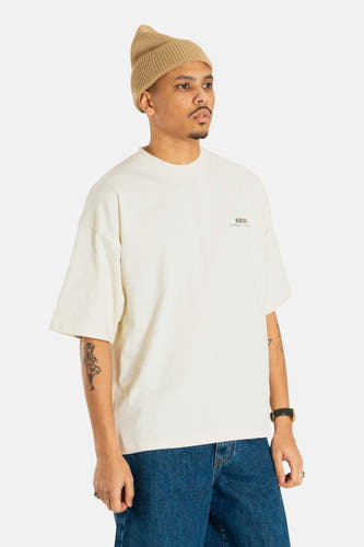 T-shirt (korte mouwen) Ecru - WOODBIRD