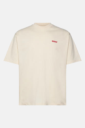 T-shirt (korte mouwen) Ecru - WOODBIRD