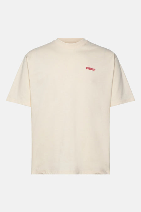 T-shirt (korte mouwen) Ecru - WOODBIRD