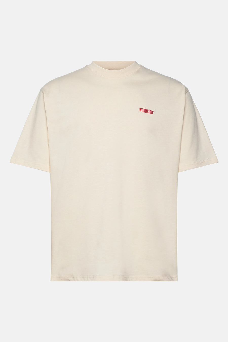 T-shirt (korte mouwen) Ecru - WOODBIRD