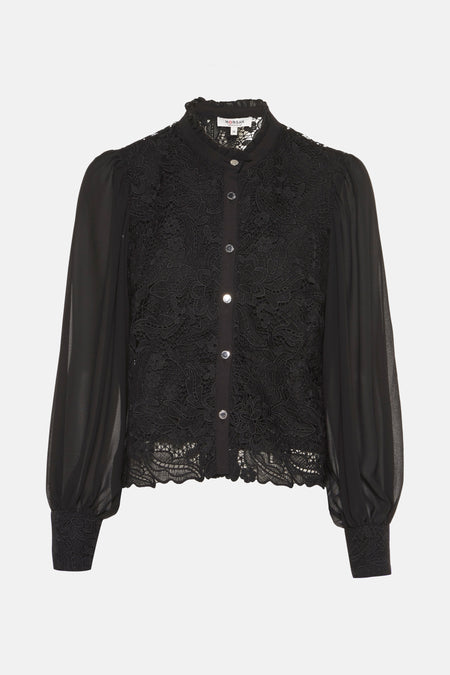 Hemd (lange mouwen) Zwart - Morgan De Toi