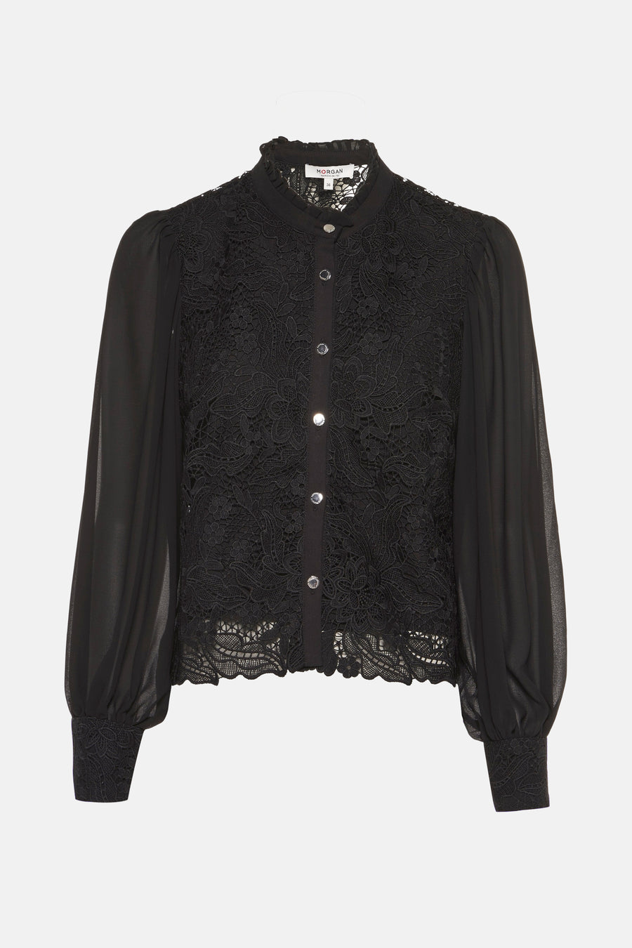 Hemd (lange mouwen) Zwart - Morgan De Toi