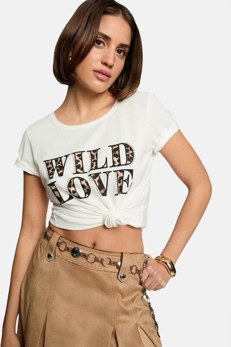 Top (korte mouwen) Wit - Morgan De Toi