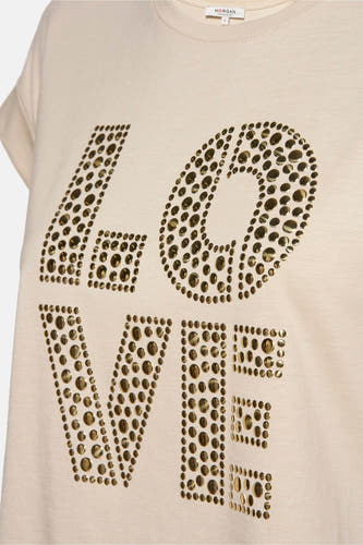 Top (korte mouwen) Beige - Morgan De Toi