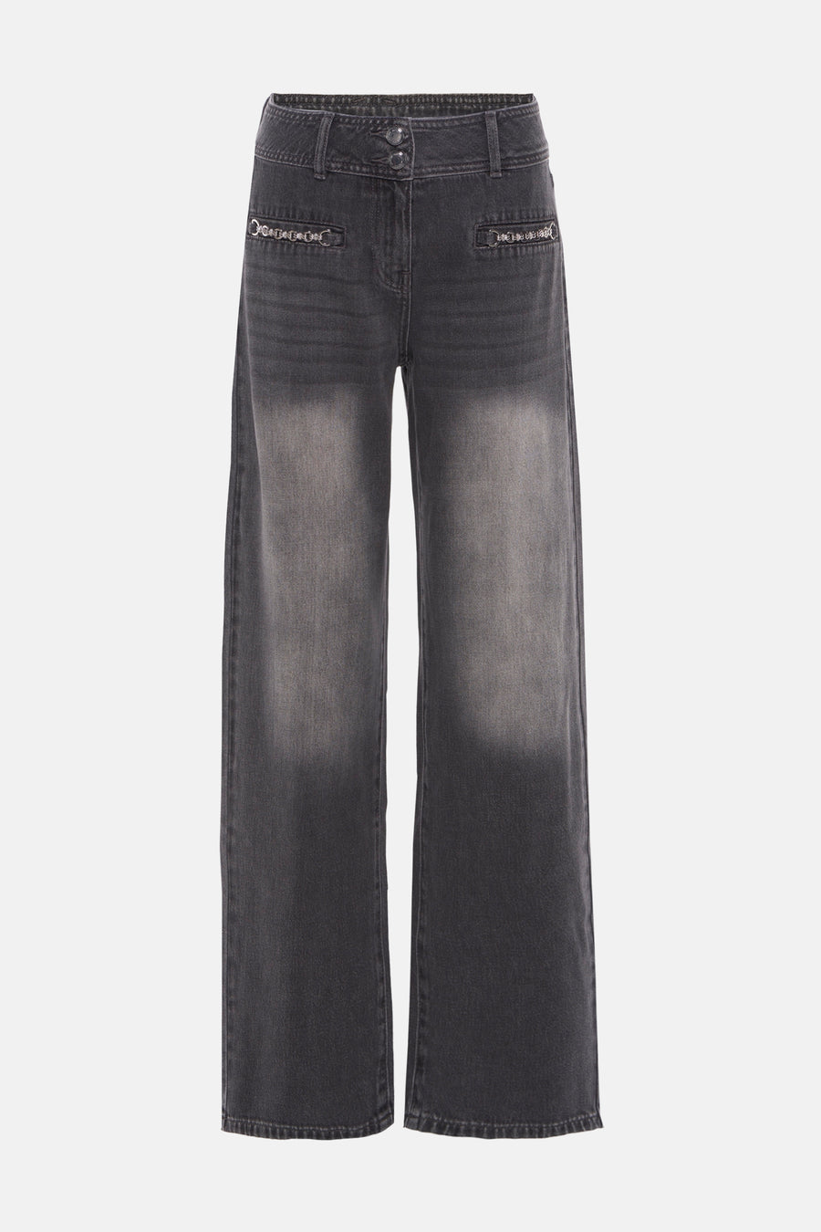Jeans flared Mid grey denim - Morgan De Toi
