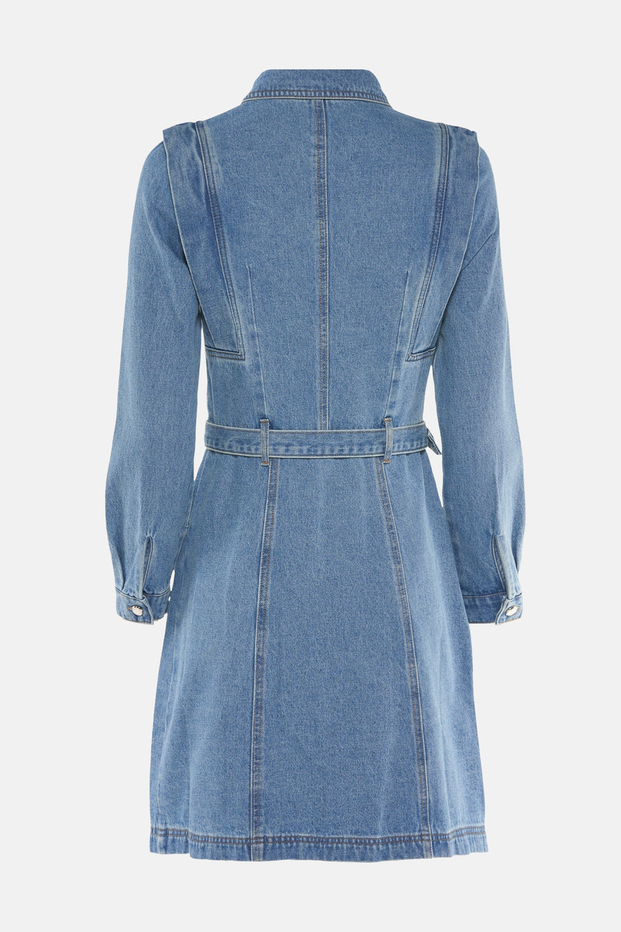 Kleedjes (lange mouwen) Mid blue denim - Morgan De Toi