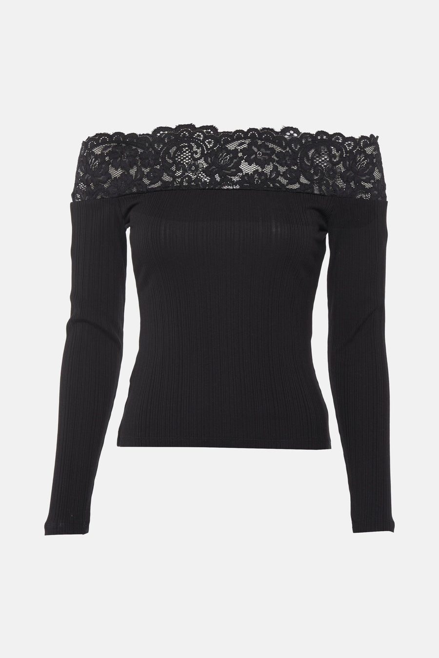 Top (lange mouwen) Zwart - Morgan De Toi