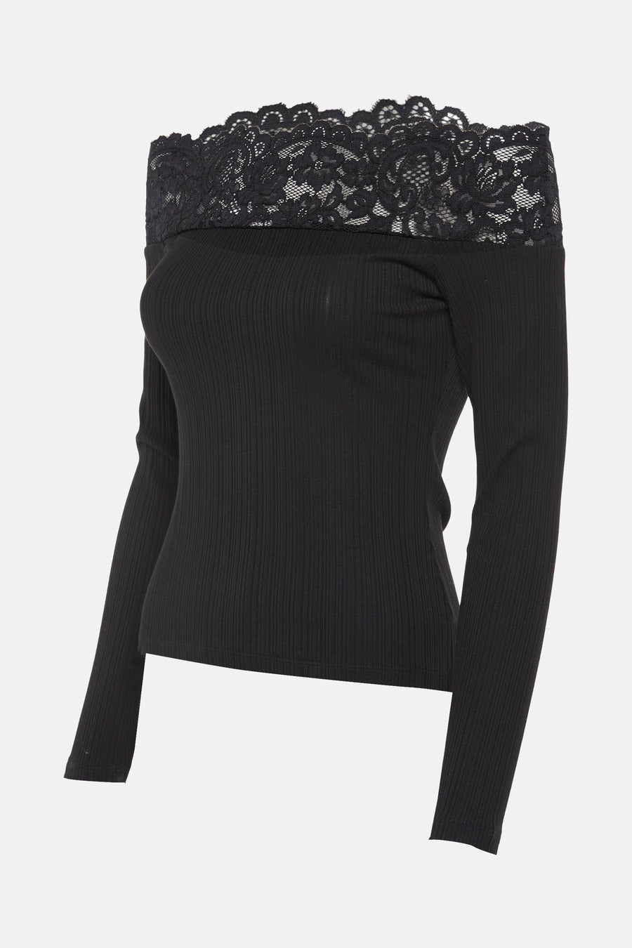 Top (lange mouwen) Zwart - Morgan De Toi