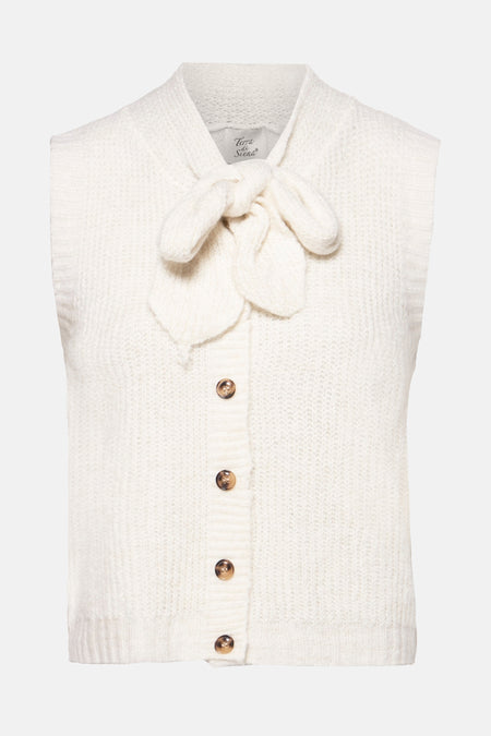 Cardigan Ecru - Terra di Siena
