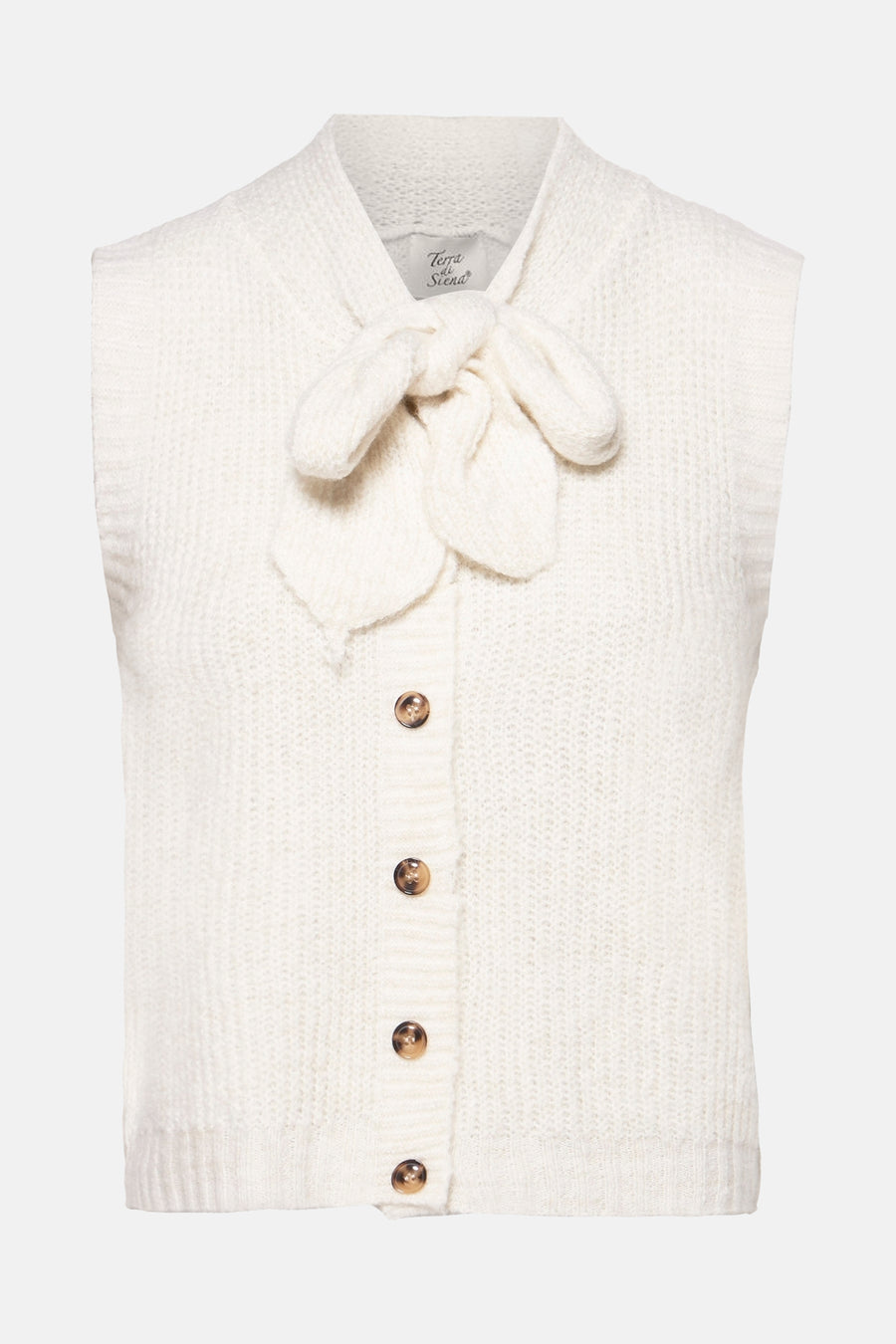 Cardigan Ecru - Terra di Siena