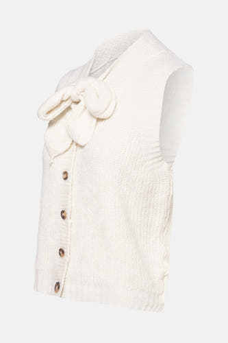 Cardigan Ecru - Terra di Siena