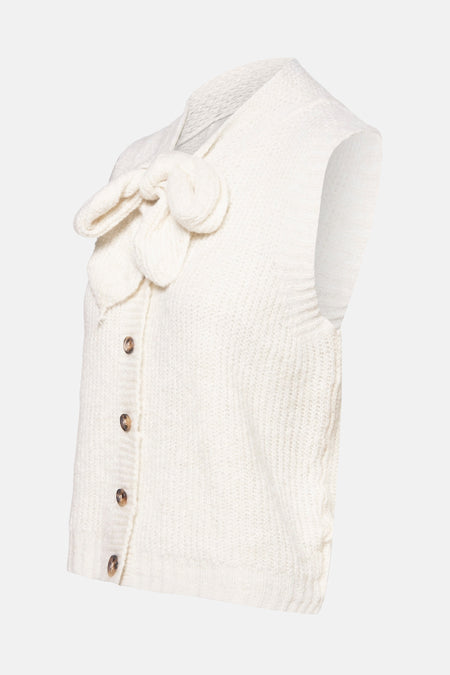 Cardigan Ecru - Terra di Siena