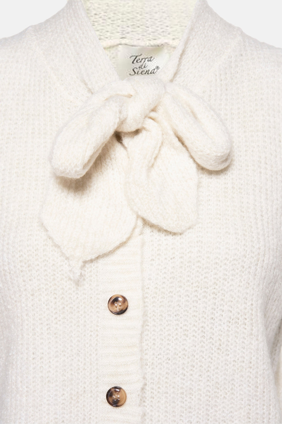 Cardigan Ecru - Terra di Siena