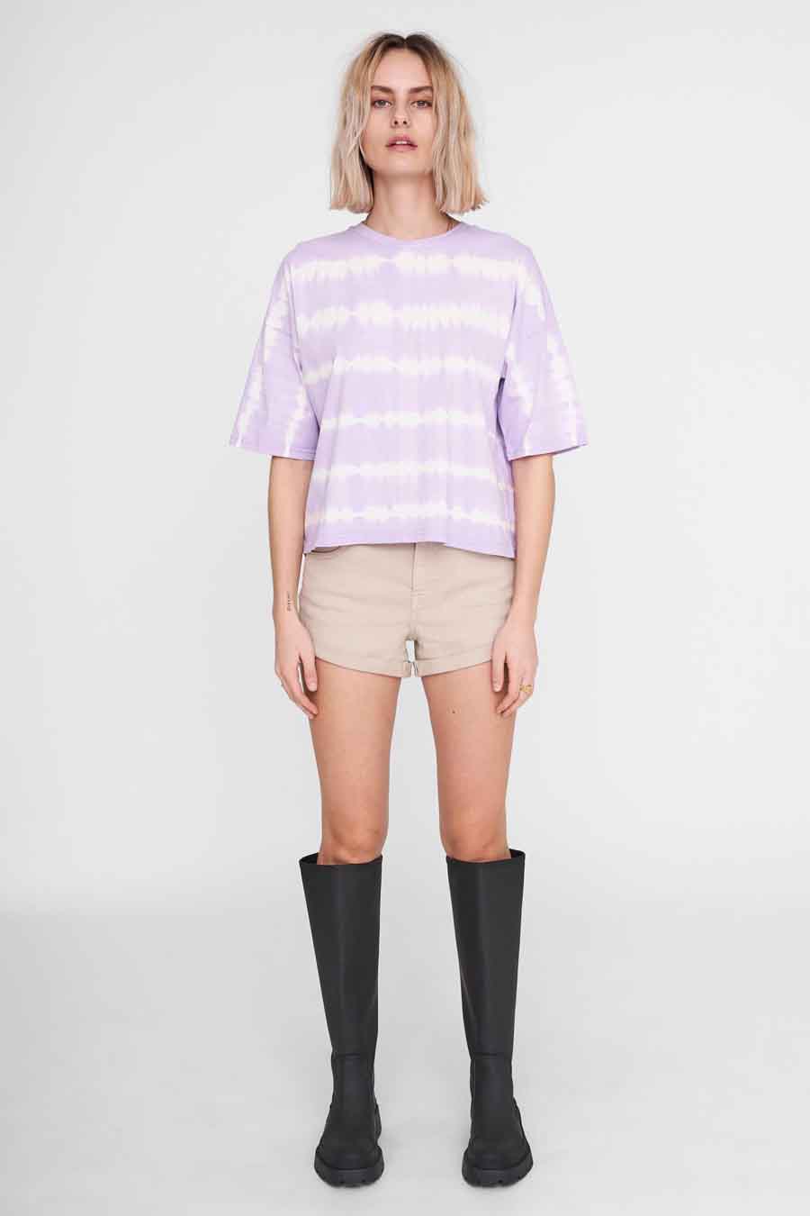 T-shirt (korte mouwen) Paars - NOISY MAY