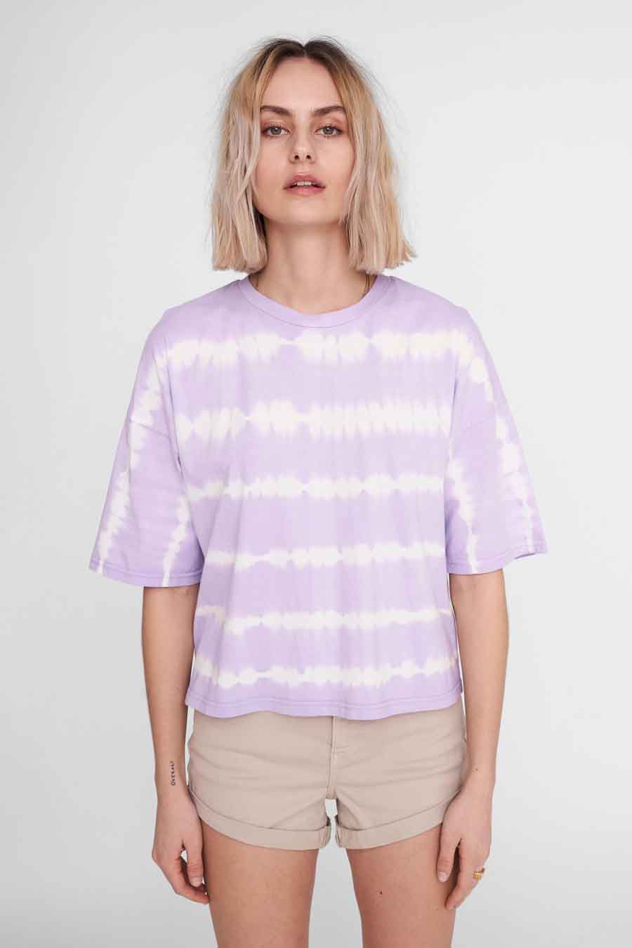 T-shirt (korte mouwen) Paars - NOISY MAY
