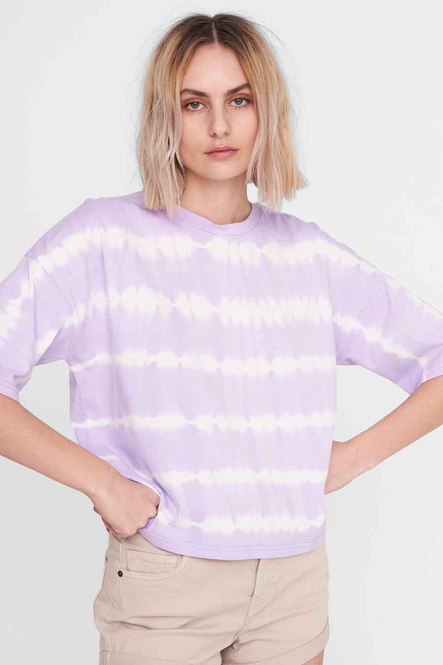 T-shirt (korte mouwen) Paars - NOISY MAY
