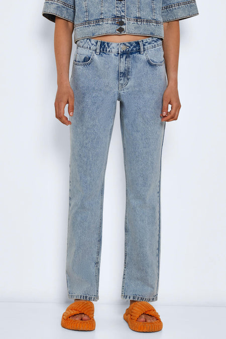 Jeans straight Light blue denim - NOISY MAY