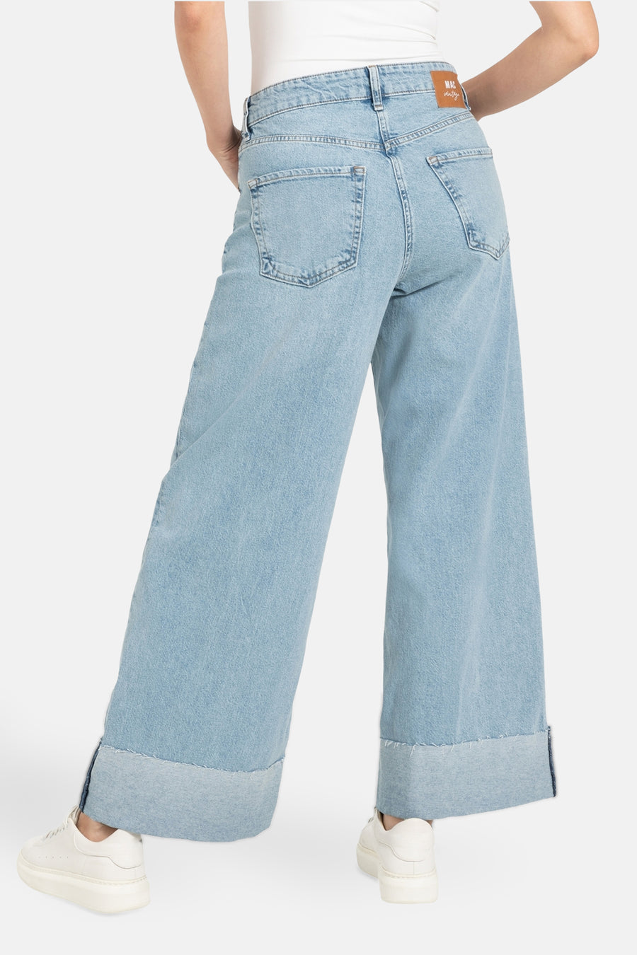 Jeans wide Light blue denim - MAC