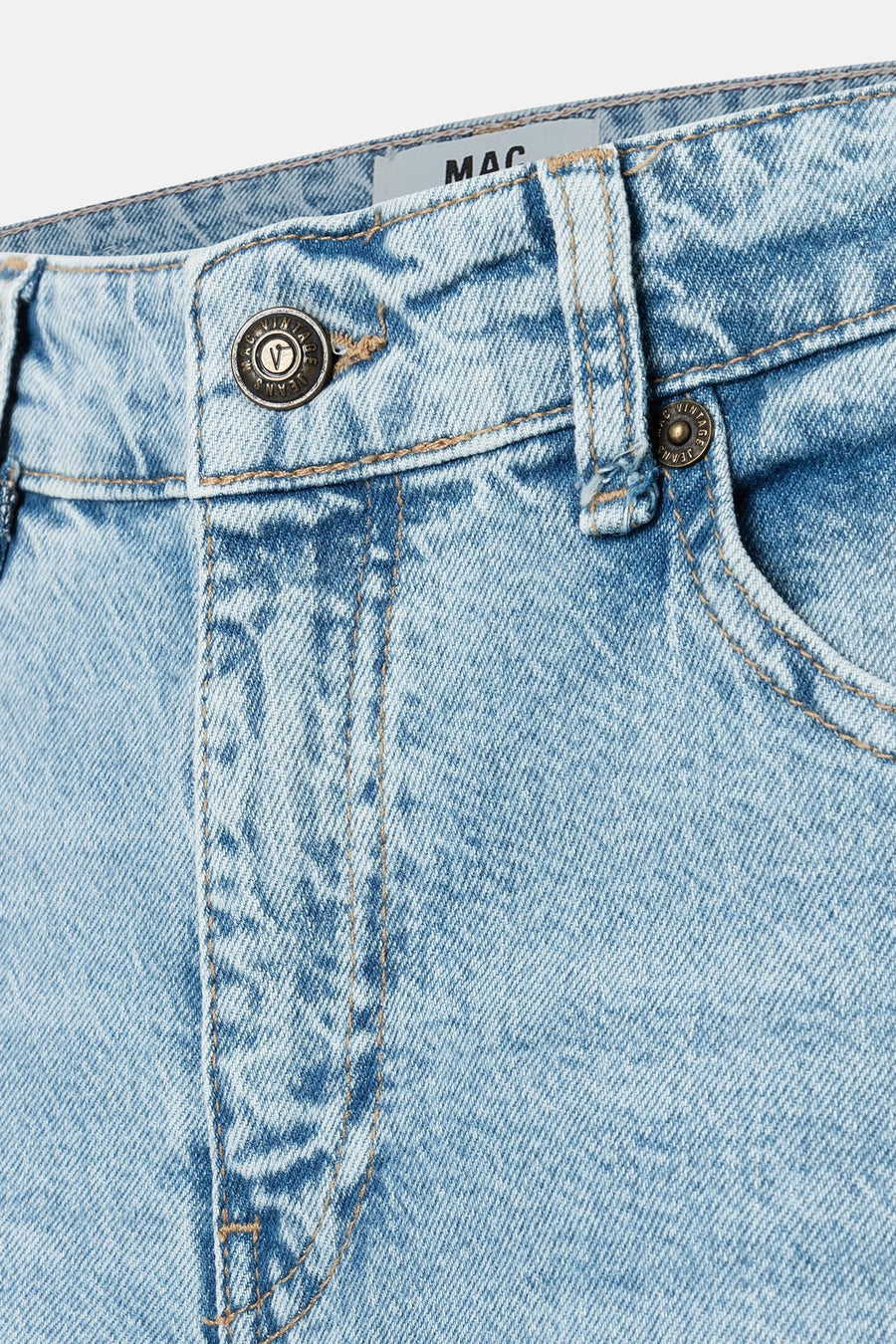 Jeans wide Light blue denim - MAC