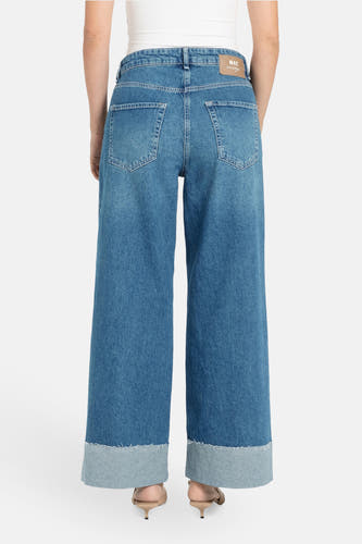 Jeans wide Mid blue denim - MAC