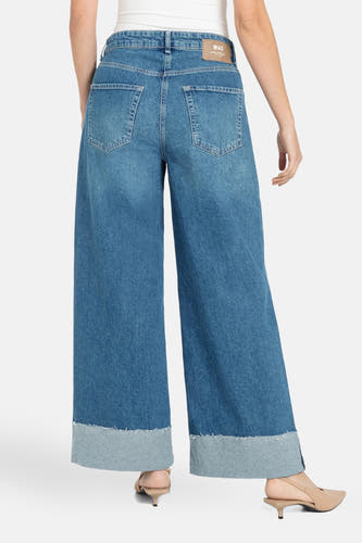 Jeans wide Mid blue denim - MAC