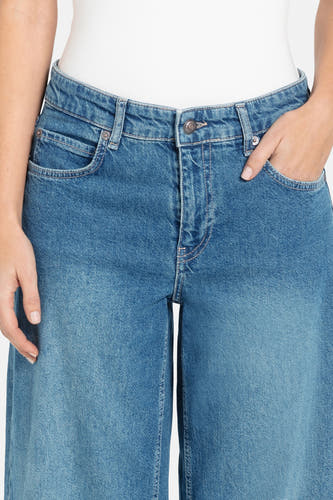Jeans wide Mid blue denim - MAC