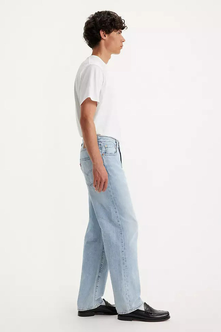 568 STAY LOOSE - light blue denim