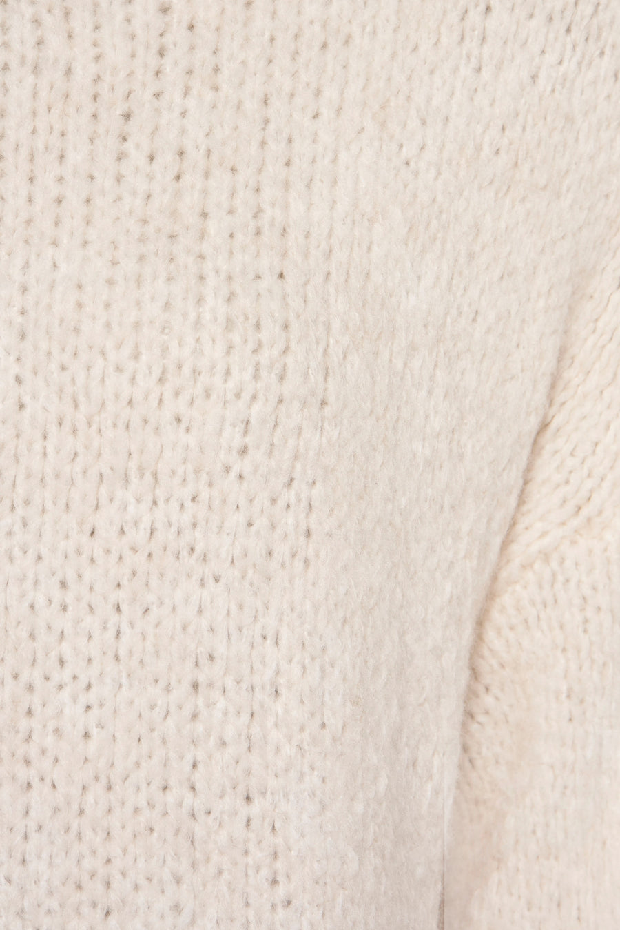 Trui met ronde hals Ecru - Terra di Siena