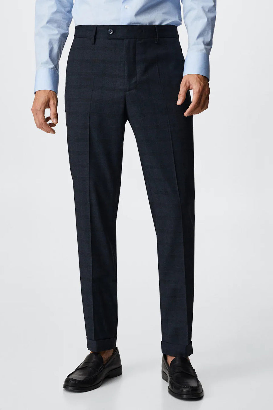 Kostuumbroek Blauw - Mango