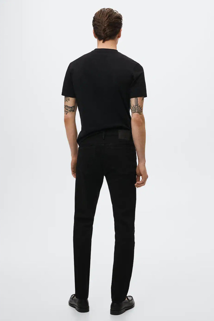 Jeans slim Black denim - Mango