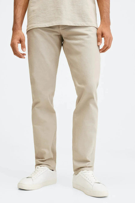 Jeans straight Beige - Mango