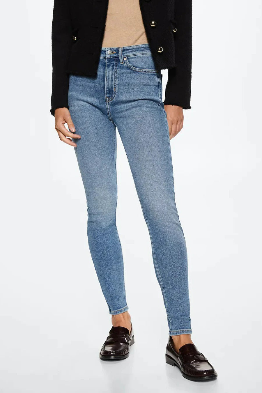 Jeans skinny Blauw - Mango