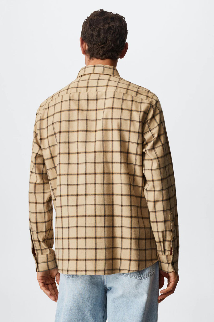 Hemd (lange mouwen) Beige - Mango