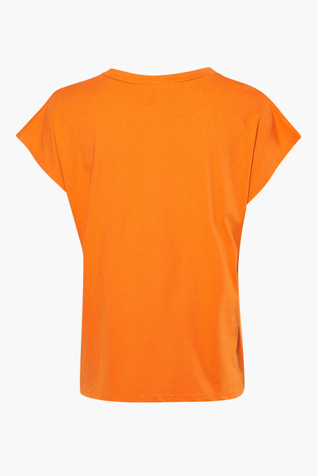 Top (korte mouwen) Oranje - Terra di Siena