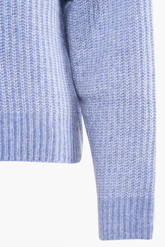 Trui met V-hals Blauw - 24 colours GmbH