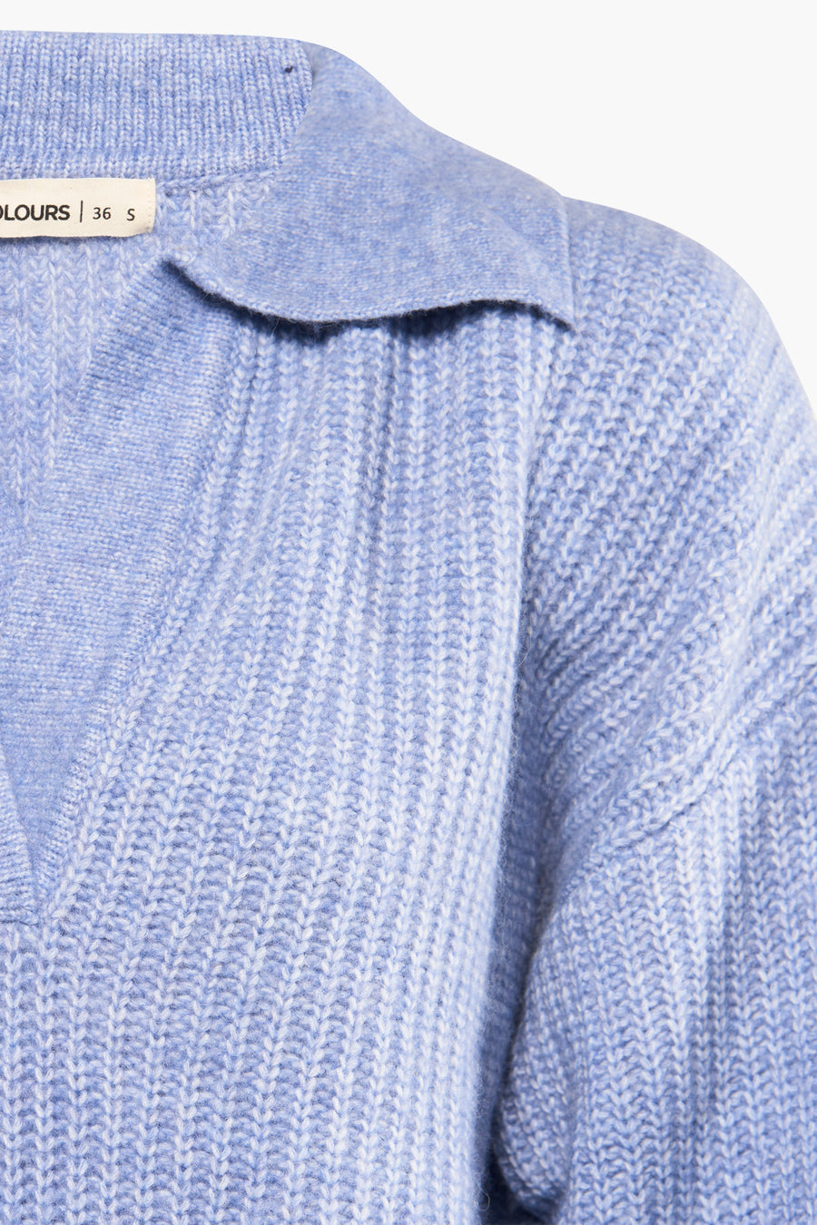 Trui met V-hals Blauw - 24 colours GmbH