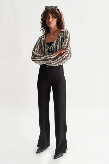 Blouse (lange mouwen) Zwart - 24 colours GmbH