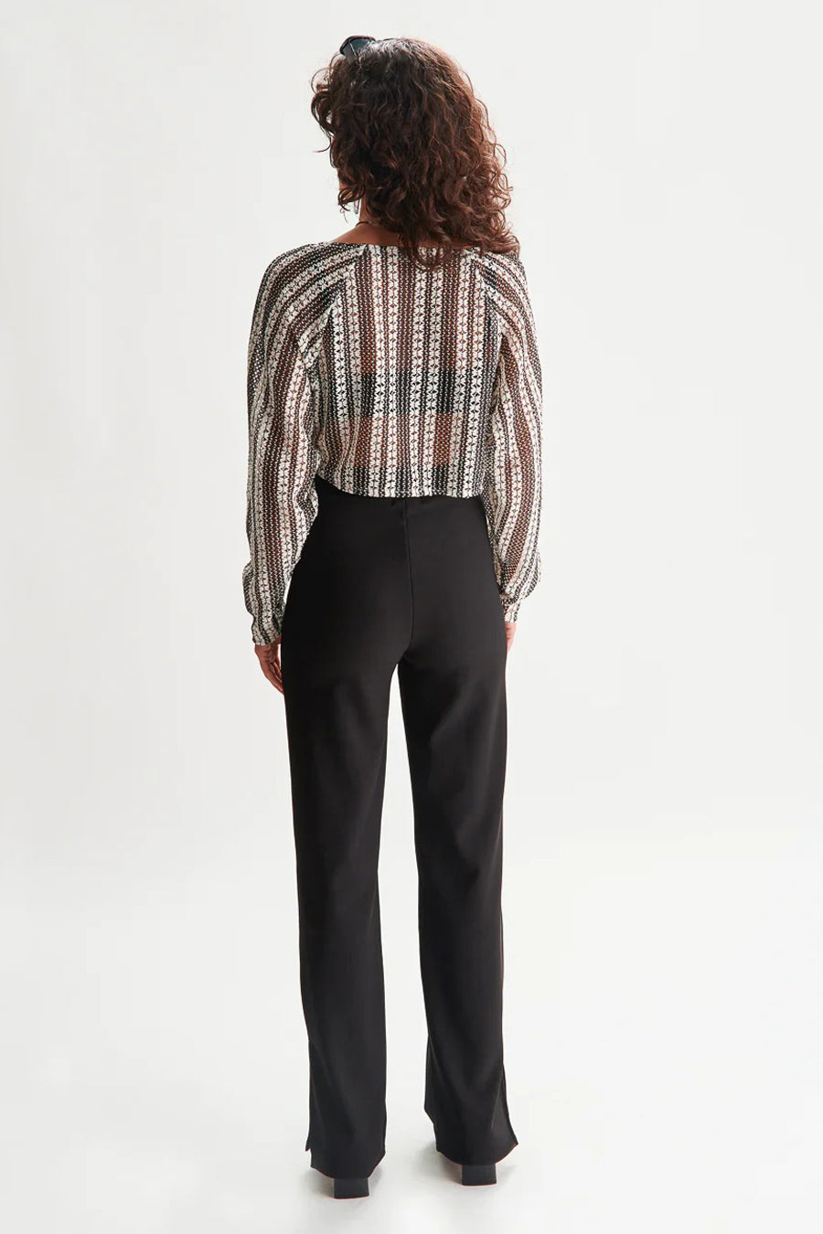 Blouse (lange mouwen) Zwart - 24 colours GmbH