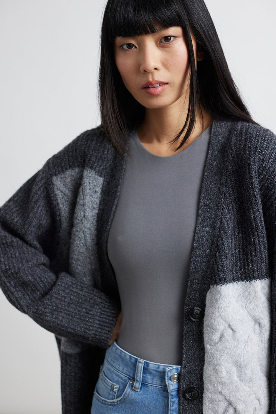Cardigan Grijs - 24 colours GmbH
