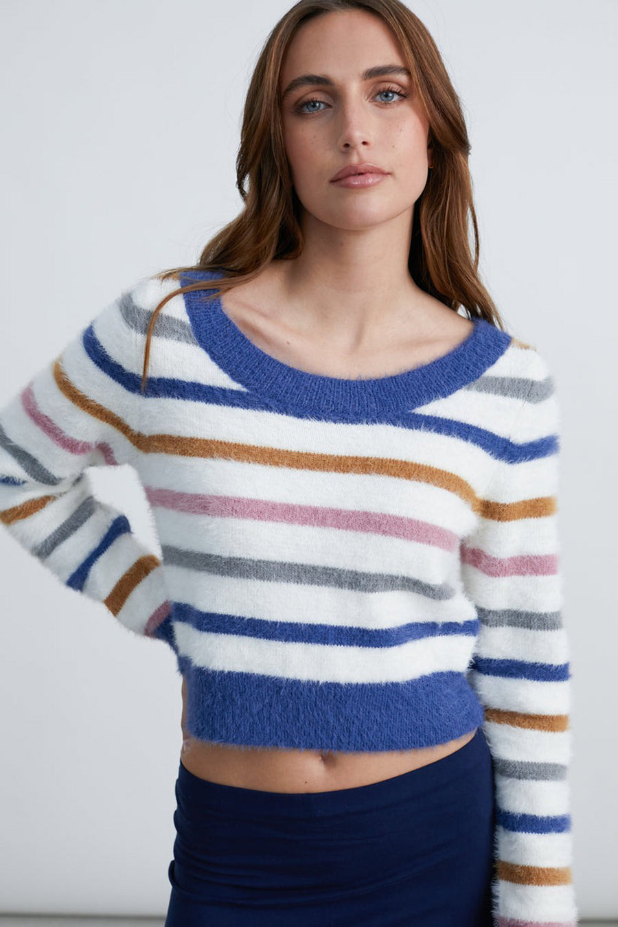 Trui met ronde hals Wit - 24 colours GmbH