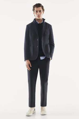 Broek Blauw - Mango