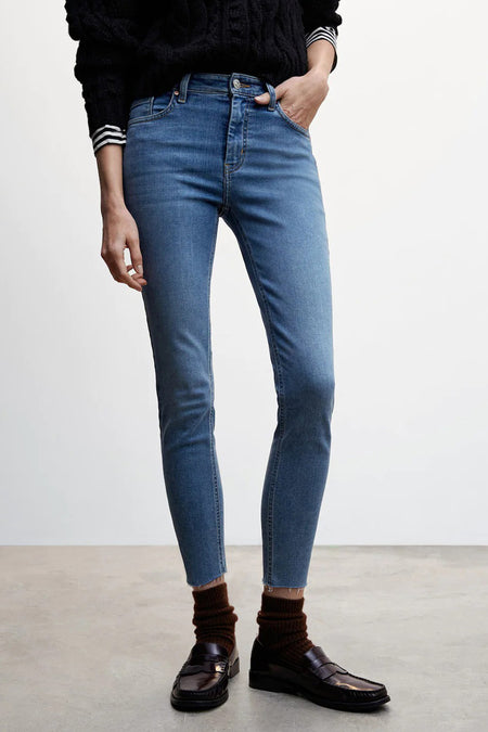 Jeans skinny Mid blue denim - Mango